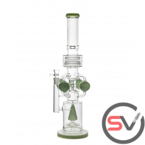 FOUR SPHERES CONE PERCULATOR WATER PIPE 21inch